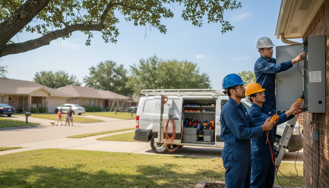 Certified electrician providing emergency electrical services in Farmer City, IL